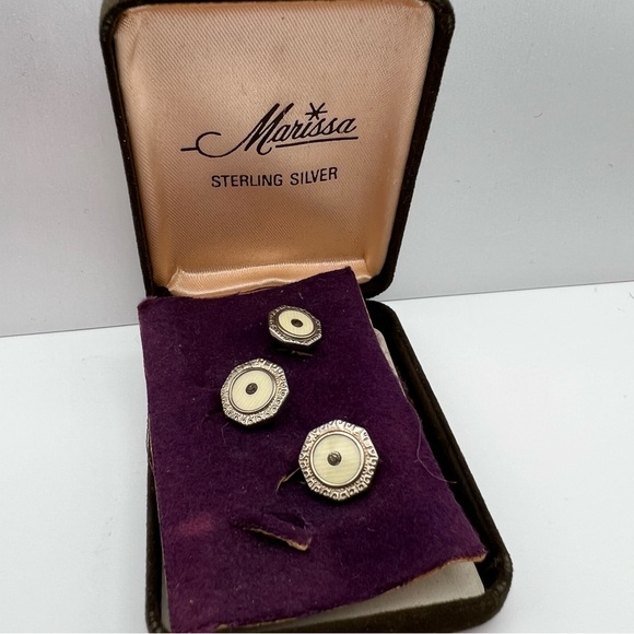Marissa vintage Sterling Silver Cufflinks